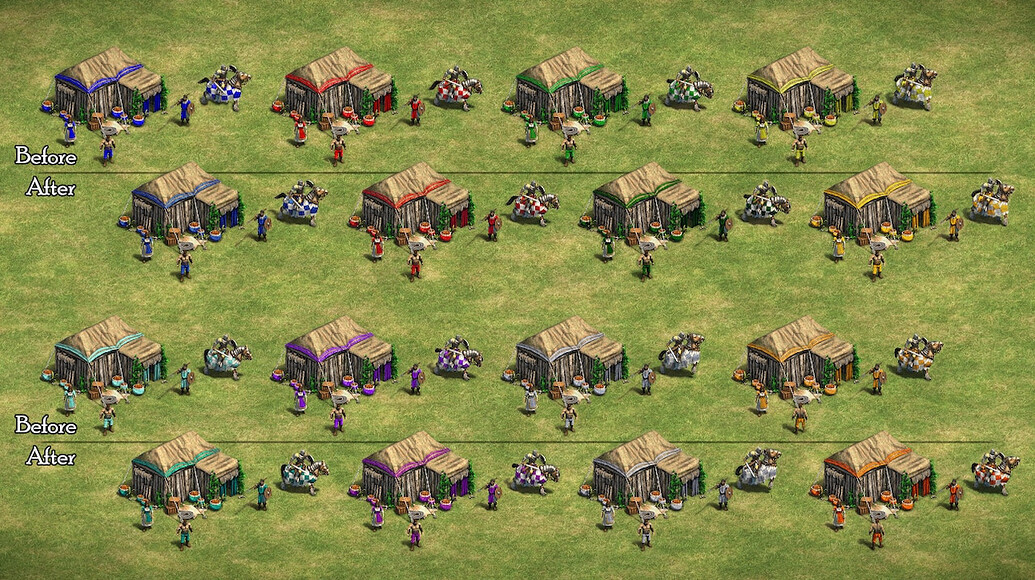 My Mod For AOEDE, Visual And Balance Changes I Modding Age of