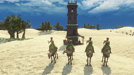 AoE III DE Desert Raider during the day