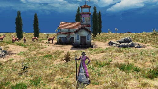 AoE III DE Maria of Portugal during the day