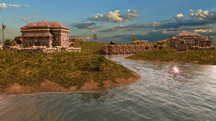 AoE III DE Shetlands at sunrise