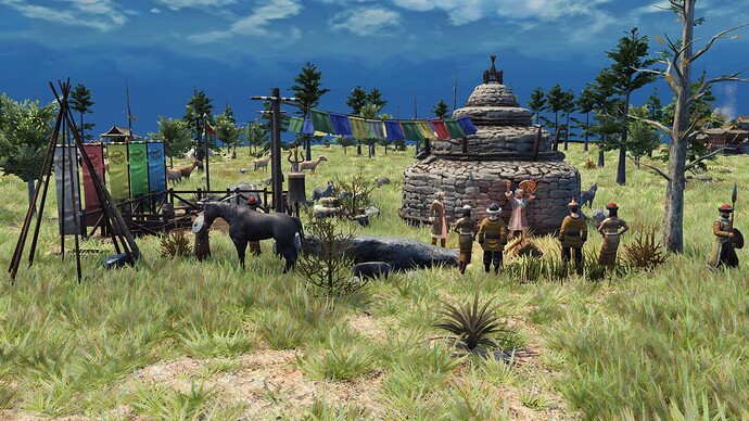 AoE III DE Tengri Shrine during the day