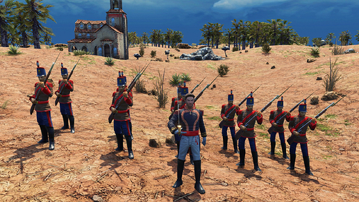 AoE III DE Simón Bolívar leading the Peruvian Legion during the day