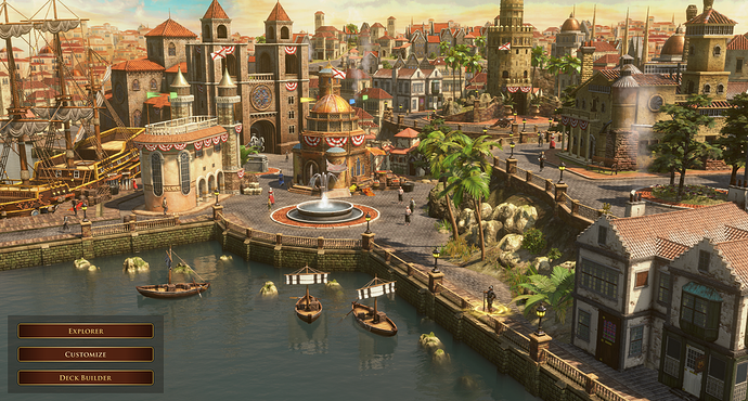 AoE III DE Seville during the day