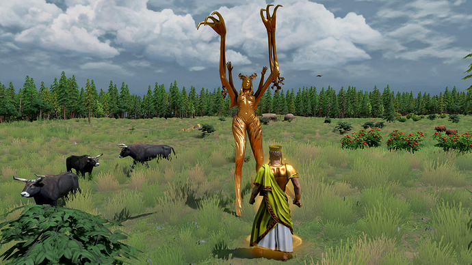 AoMR AoMR Midas touch turned Hamadryad into gold
