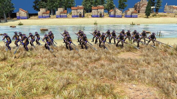 AoE III DE Portuguese Ordinance Pikeman during the day