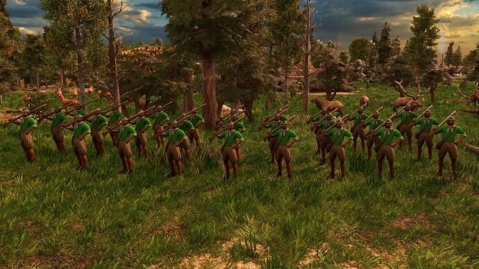 AoE III DE Mexicans Salteador at sunrise