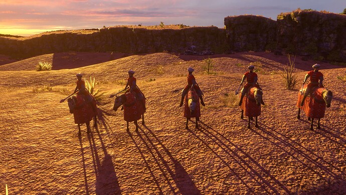 AoE III DE Ottoman Sipahi at sunset