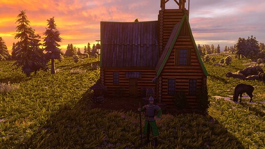 AoE III DE Boyar at sunset