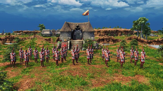 AoE III DE Inca Jungle Bowman during the day