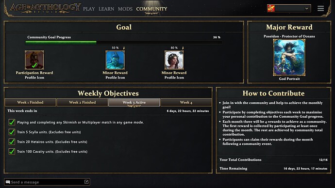AoMR Daily Celestial Challenge During Week 3 of Community Event