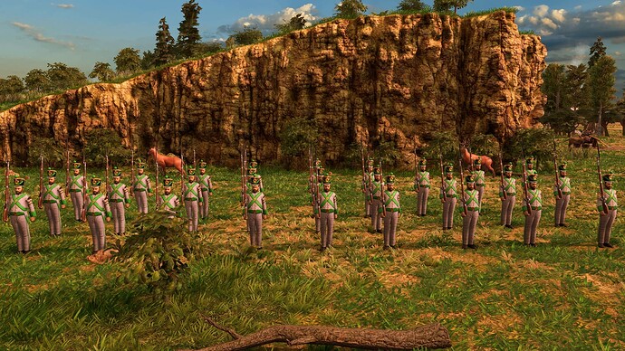 AoE III DE Mexicans Guard Soldado at sunrise