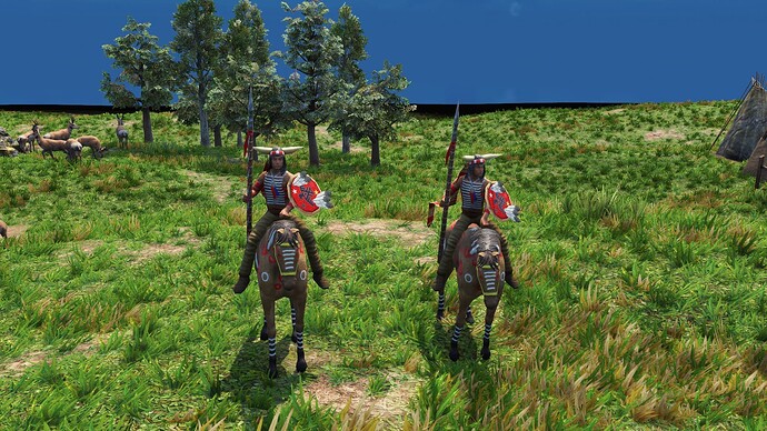 AoE III DE Lakota Takala Soldier during the day
