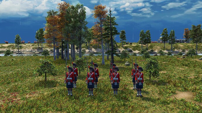 AoE III DE British Black Watch during the day