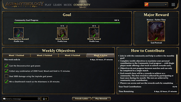 AoMR Kronos - Father Time community event week 4 Implode not registering bug