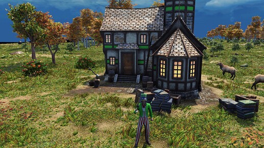 AoE III DE Uncle Sam during the day