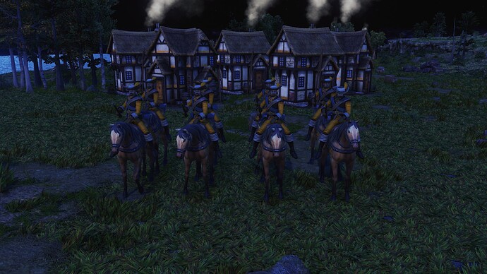 AoE III DE Dutch Veteran Ruyter during the night