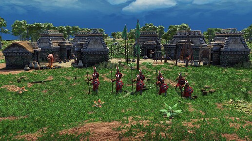 AoE III DE Maya Holcan Spearman during the day