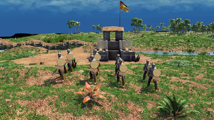 AoE III DE Aztecs Coyote Runner during the day