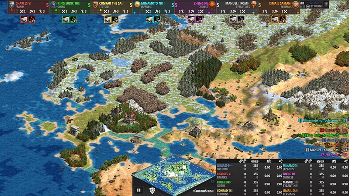 World Map Age of Empires 2 Definitive Edition Europe and Middle East