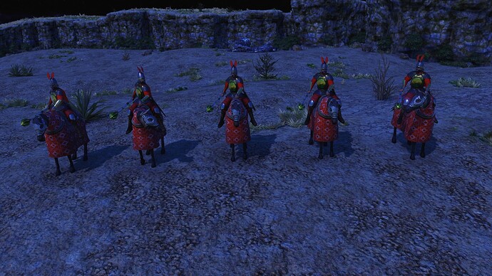 AoE III DE Kapikulu Sipahi during the night