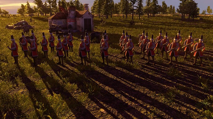 AoE III DE Ottoman Grenade Launcher Veteran Humbaraci at sunset