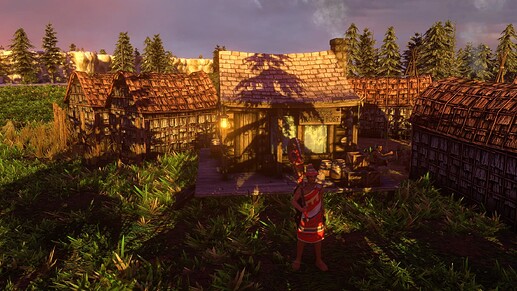 AoE III DE Nootka War Chief at sunset