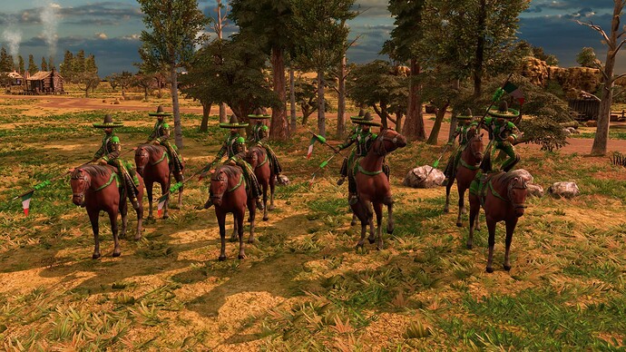 AoE III DE Mexicans Imperial Charro at sunrise