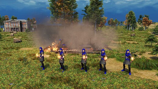 AoE III DE Inquisitor during the day