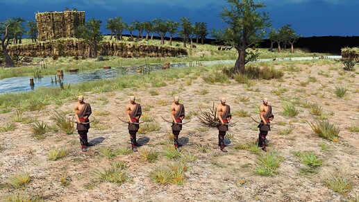 AoE III DE Wokou Monk during the day