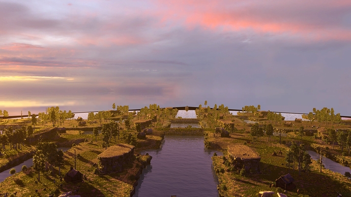 AoE III DE Faroe at sunset