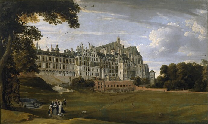 The Palace of Coudenberg_ Jan Brueghel the Younger c. 1627