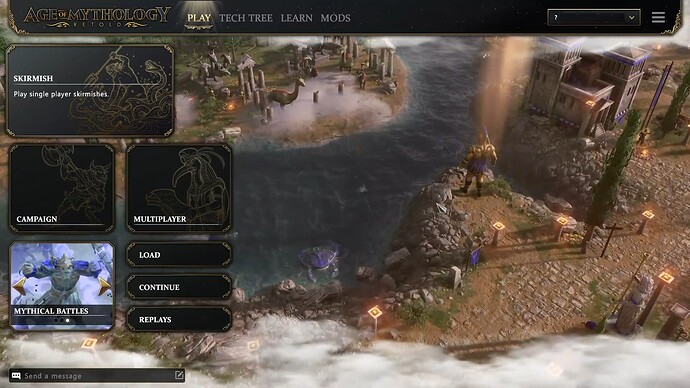 Age Of Mythology Retold Main Menu