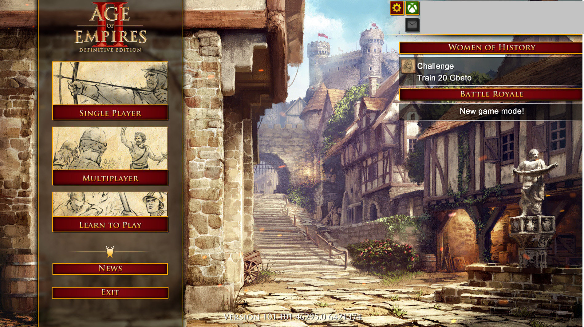 Khám phá ngay hình nền độc đáo trong menu chính của trò chơi Age of Empires để có trải nghiệm mới lạ và thú vị hơn.