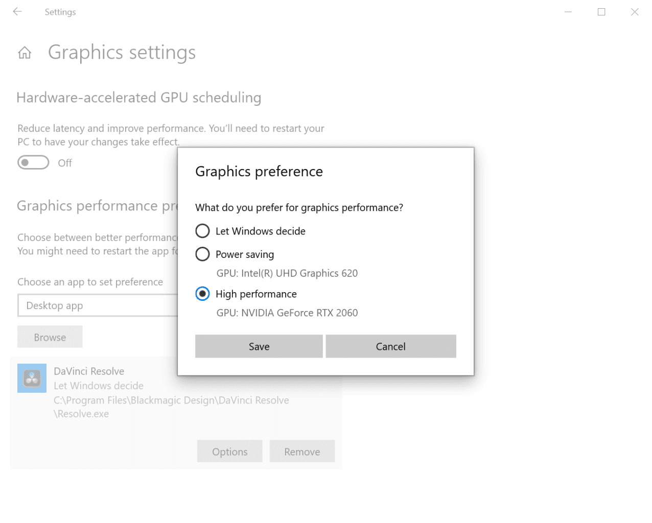 Card setup. Graphics settings Windows 10. Windows settings. Settings Window.