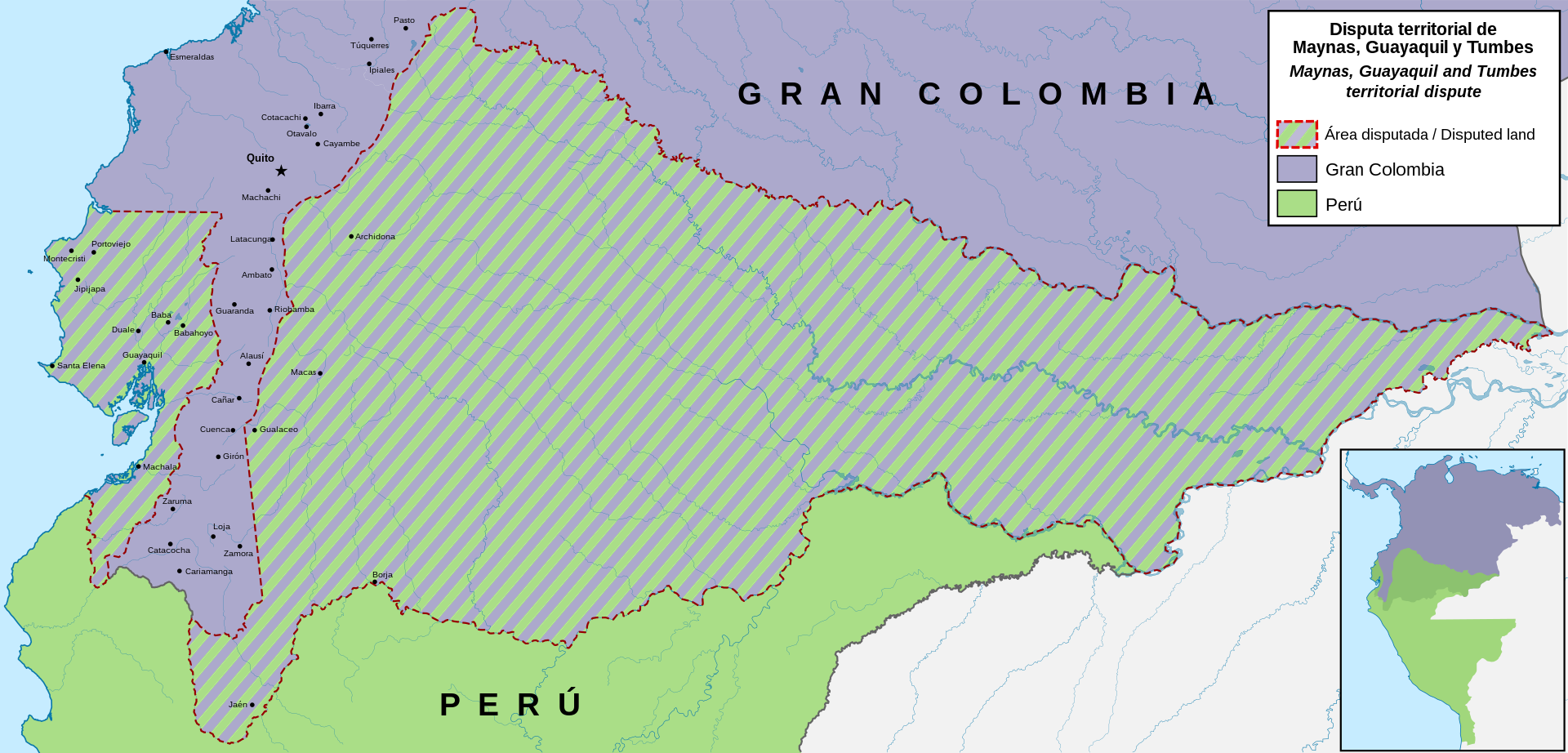 Спорная в году. Спорные территории Венесуэлы. Великая колумбийская Империя.