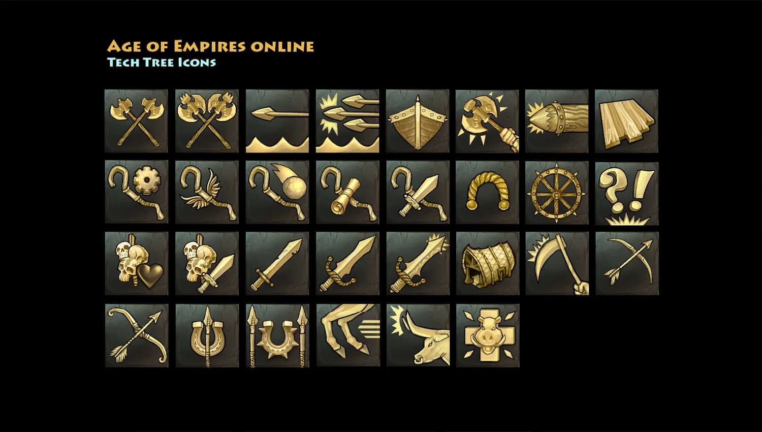 The tech tree preview uses an inconsistent mix of unit icons and unit  upgrade icons to represent available units - II - Report a Bug - Age of  Empires Forum