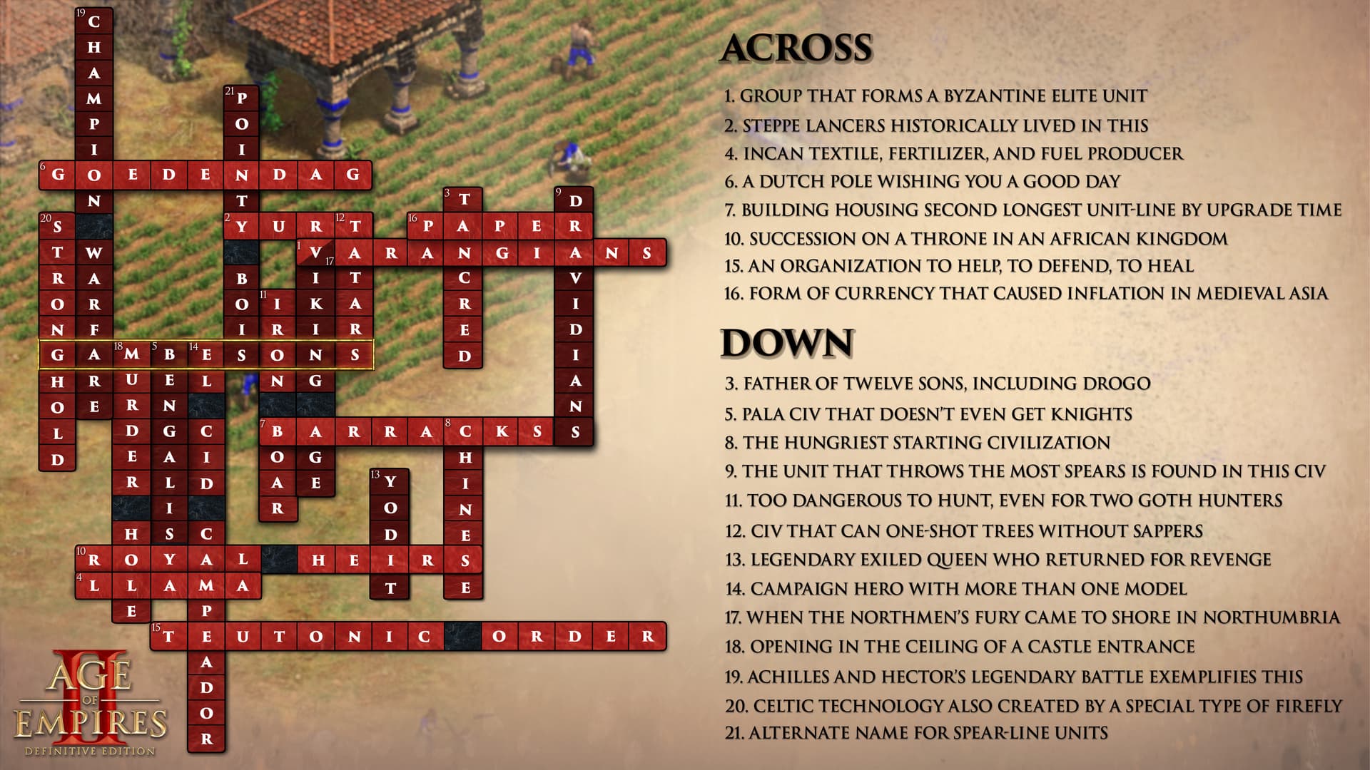 2025 Rs3 Undisguised Crossword