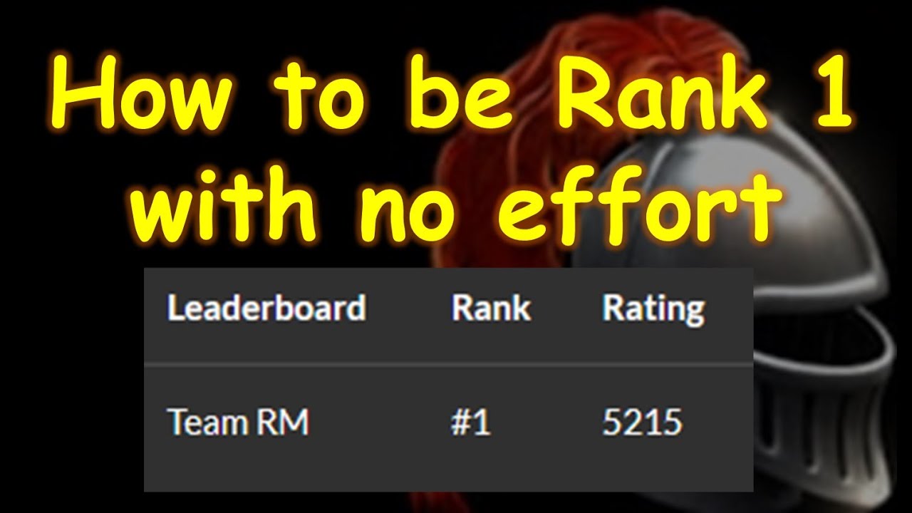 Stop the smurfs! Ranked matchmaking should be based on your highest ELO,  not current - #19 by Davyman3583 - II - Discussion - Age of Empires Forum