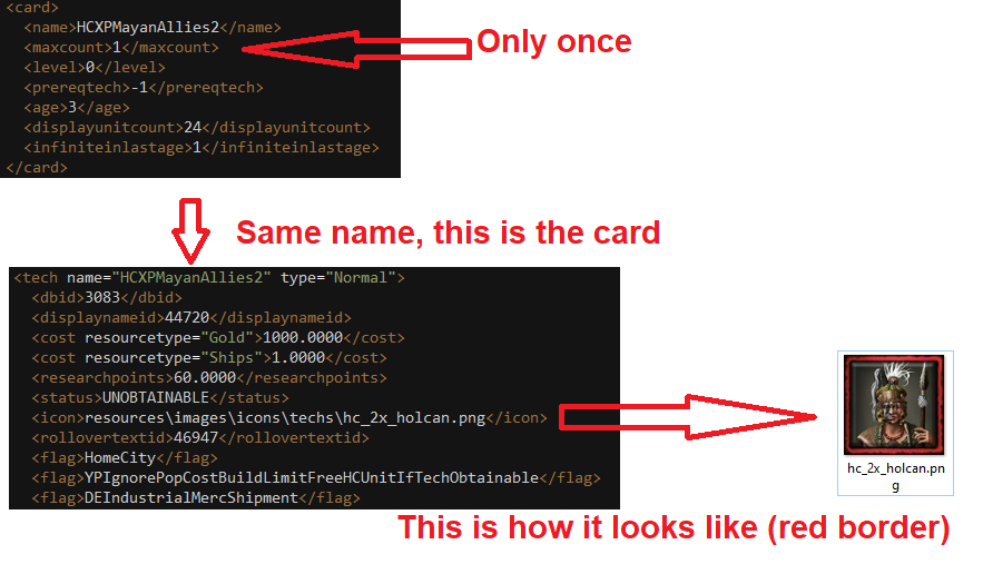 24 Mayan Allies HC Card for Mexico can only be sent once III Report