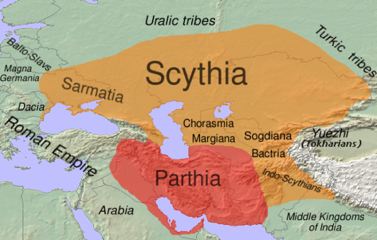 Scythia-Parthia_100_BC