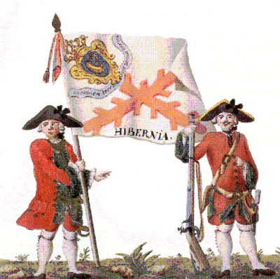 Uniform_and_colonel’s_flag_of_the_Hibernia_Regiment