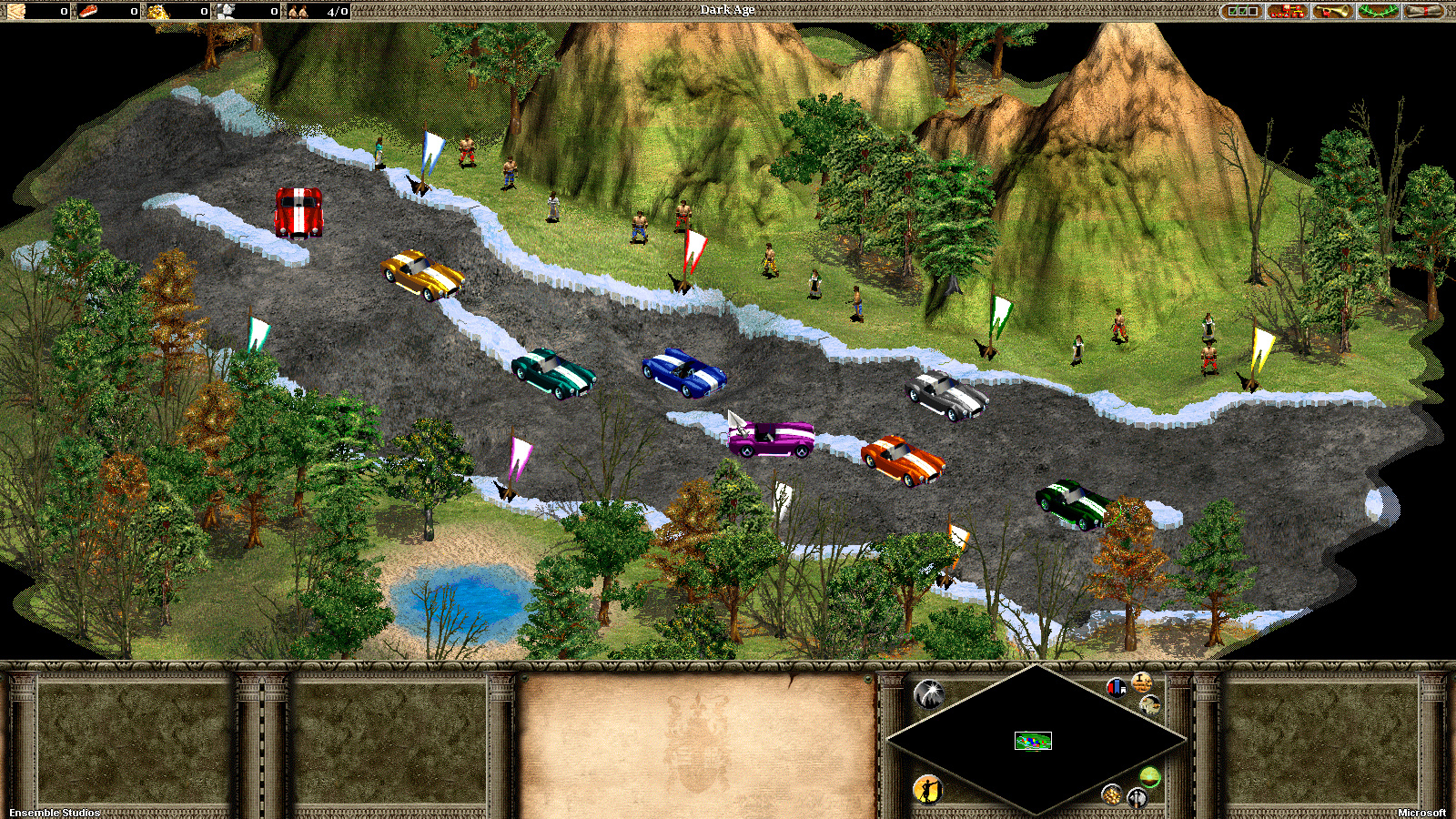 Игры век 6. Age of Empires II: Forgotten Empires. Скриншот из эпохи империй 2.