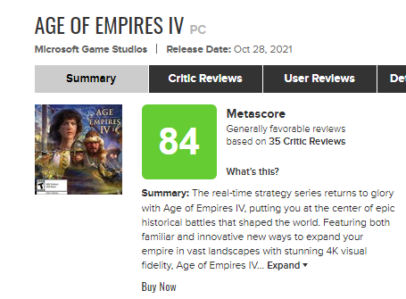 age of empire 2 hd metacritic