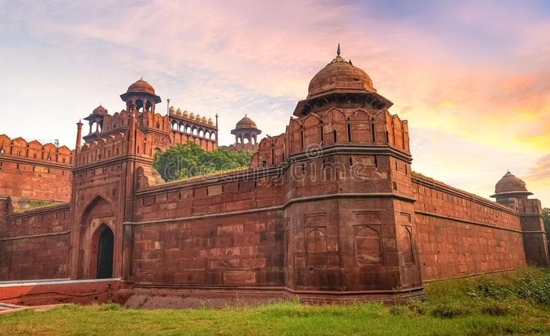 Walls of Delhi Red Fort