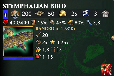 Heroic Age Stymphalian Bird