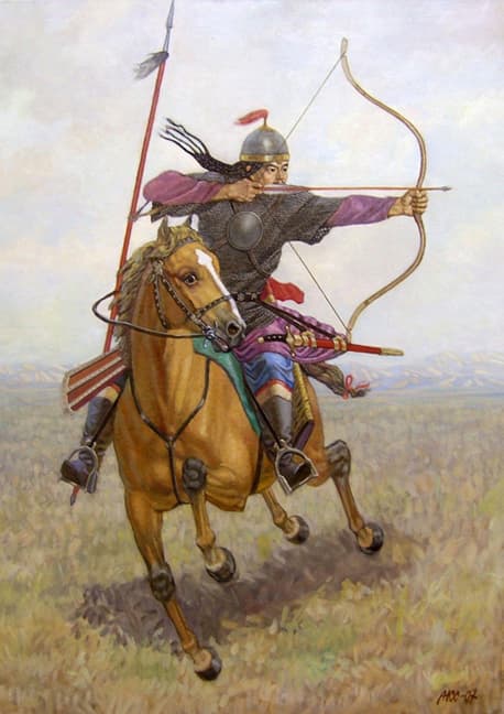 Horse archer model